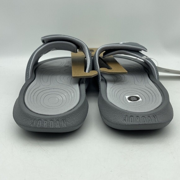 Nike Air Jordan Hydro 6 Retro Cool Grey Gray Slides 881473-004 Men's Size 10 - Picture 3 of 5